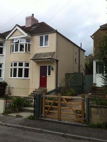 Rendering work in Gloucestershire by MG Plastering
